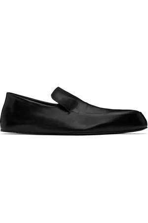 Jil Sander Black Flat Loafers