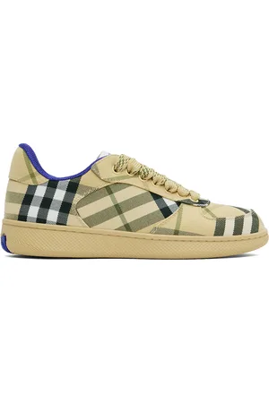 Burberry Beige Check Terrace Sneakers