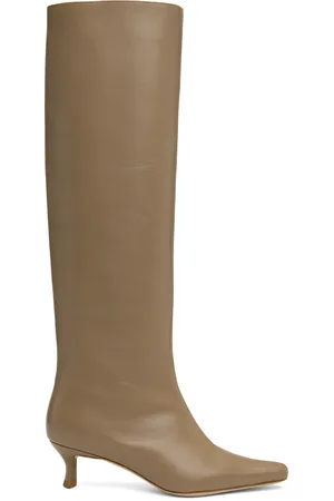By Far Taupe Kitten Stevie 42 Tall Boots