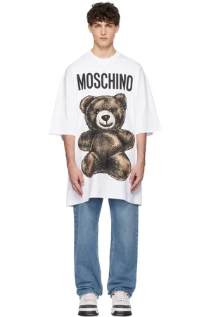 Moschino White Oversized Maxi Teddy Bear T-shirt