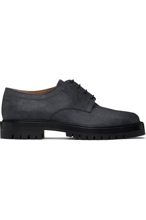 Maison Margiela Black Tabi County Lace-Up Derbys