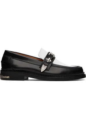 TOGA VIRILIS SSENSE Exclusive Black & White Hard Loafers