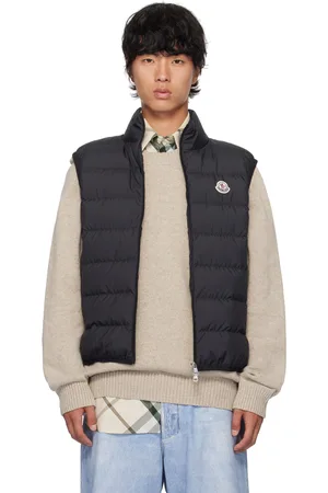 Moncler Black Contrin Down Vest