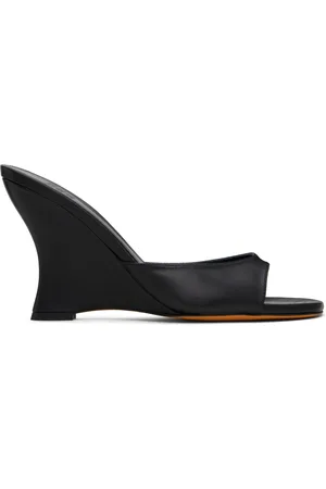 MARYAM NASSIR ZADEH Black Lido Wedge Heeled Sandals