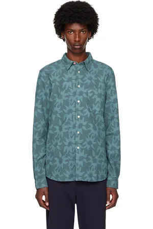 Paul Smith Blue Patterned Shirt