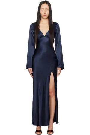 Bec & Bridge Navy Ren Maxi Dress