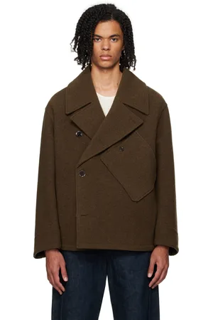 LEMAIRE Brown Dispatch Peacoat