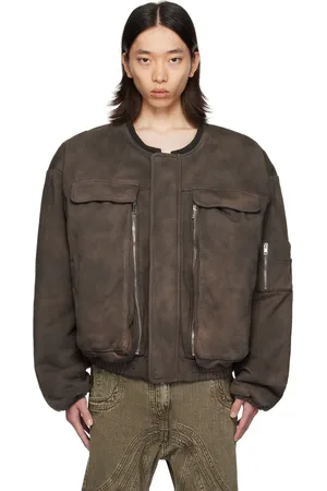 NO/FAITH STUDIOS Removable Shoulder Bomber Jacket
