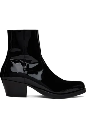 Ernest W. Baker Black Western Boots