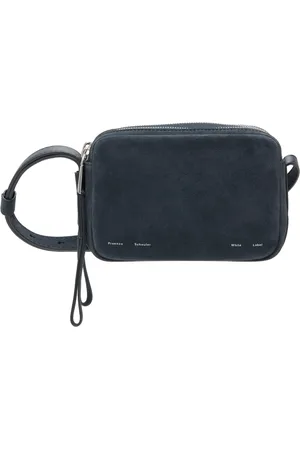 Proenza Schouler Navy White Label Suede Watts Camera Bag