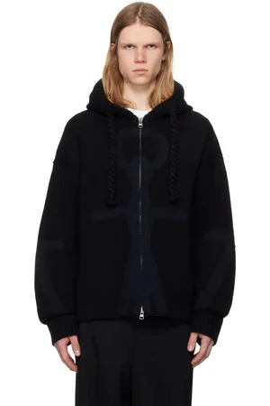 J.W.Anderson Black Anchor Logo Hoodie