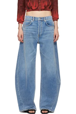 Alexander Wang Blue Rounded Oversized Jeans