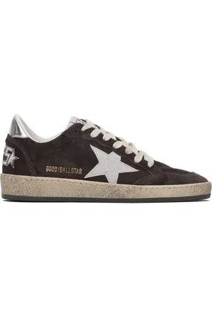 Golden Goose Brown Ball Star Sneakers