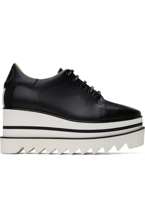 Stella McCartney Black Sneak-Elyse Platform Derbys