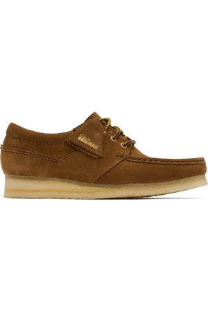 Clarks Tan Wallabee Boat Shoes