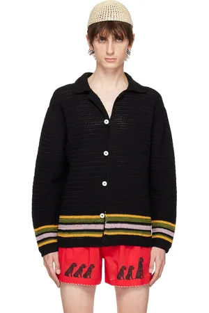 BODE Black Harbor Stripe Cardigan