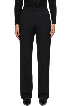 Shushu/Tong Black Straight-Leg Trousers