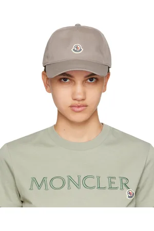 Moncler Taupe Logo Cap