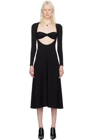 Beaufille Black Baes Midi Dress