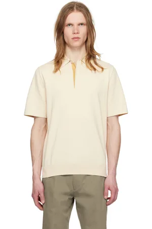 Paul Smith Beige Embroidered Polo
