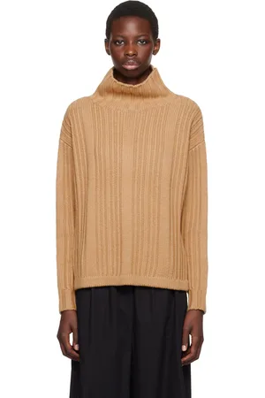 Max Mara Tan Vitalba Turtleneck