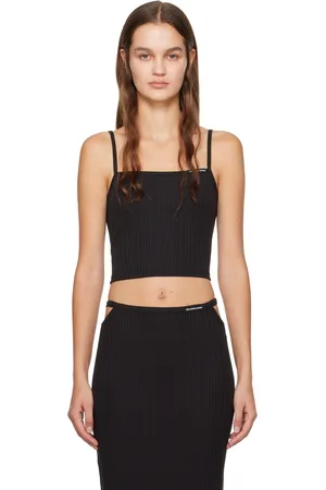 Alexander Wang Black Cropped Camisole
