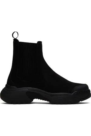 Kennel & Schmenger Black Faux-Suede Chelsea Boots