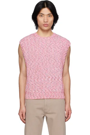 WOOYOUNGMI Pink Crewneck Vest