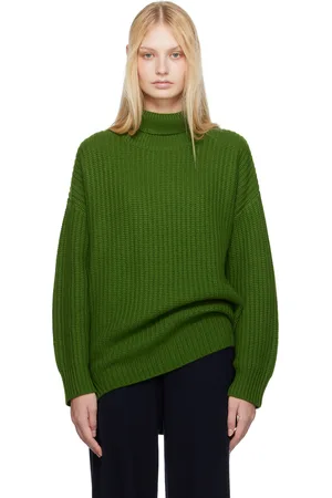 Lisa Yang Green Therese Turtleneck