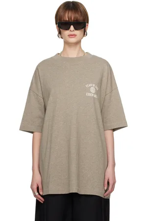 FEAR OF GOD Gray Jersey Crewneck T-shirt