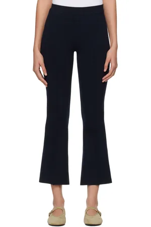 High Navy Kick Trousers