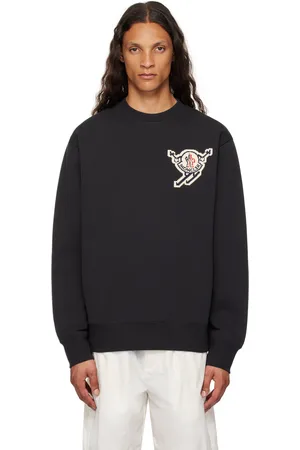 Moncler Black Appliqué Sweater