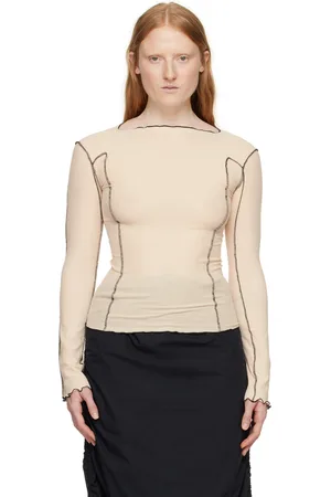 Baserange Beige Omato Long Sleeve T-Shirt