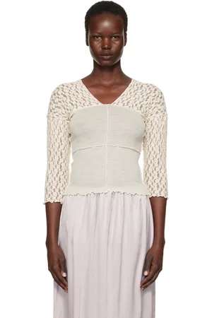 Baserange Off-White Nehru Long Sleeve T-shirt