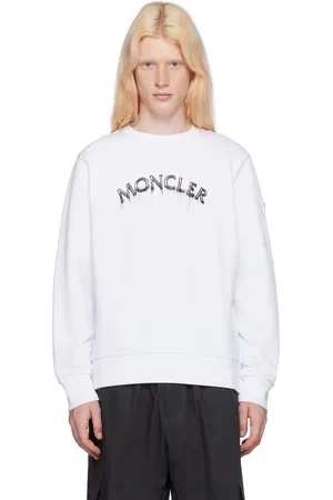 Moncler White Printed Sweatshirt