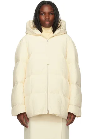 Jil Sander Off-White Quilted Down Jacket