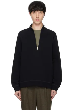 Sunspel Half-Zip Loopback Sweatshirt