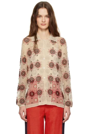 BODE Beige Solarium Long Sleeve Shirt