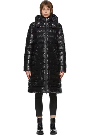 Moncler Black Down Moka Coat