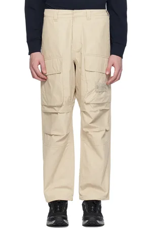 Stone Island Beige Patch Cargo Pants