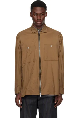 Omar Afridi Brown Patch Pocket Jacket