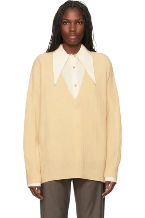 THE GARMENT Yellow Como Oversized V-Neck Sweater