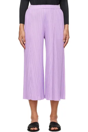 PLEATS PLEASE ISSEY MIYAKE Purple Mellow Pleats Trousers