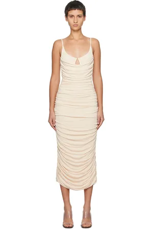Paris Georgia Off-White Sylvie Midi Dress