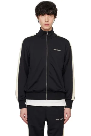 Palm Angels Black Classic Logo Track Jacket