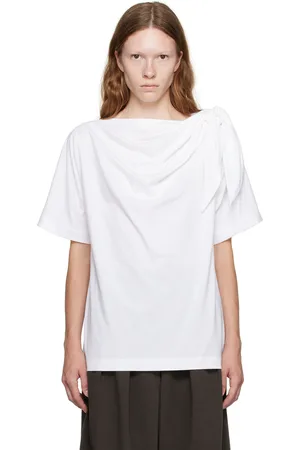 DRIES VAN NOTEN White Knotted T-Shirt