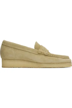 Clarks Beige Wallabee Loafers