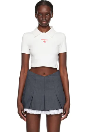 Shushu/Tong White Cropped T-Shirt