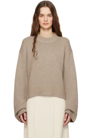 Lisa Yang Taupe Sony Sweater