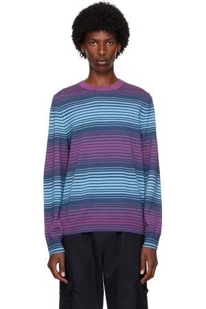 Paul Smith Purple & Blue Striped Sweater